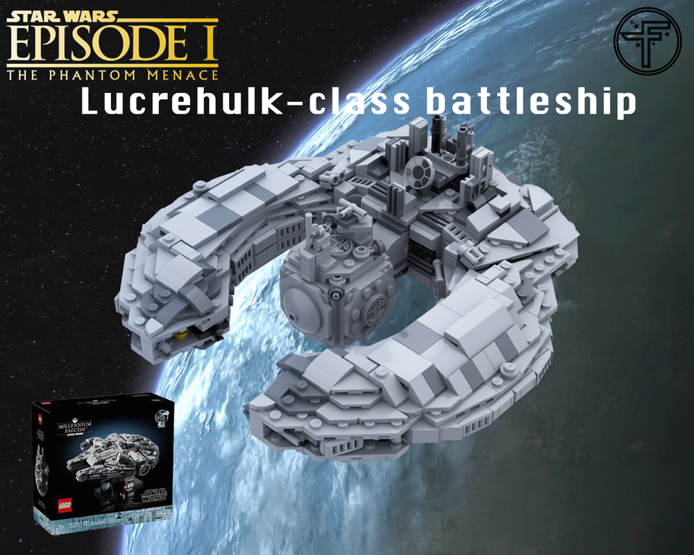 Lego Lucrehulk-class Battleship set 75376 Alternate Build