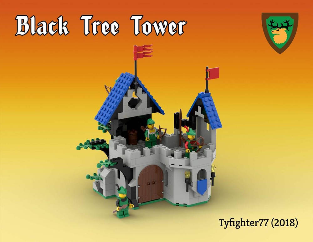 Lego Black Tree Tower