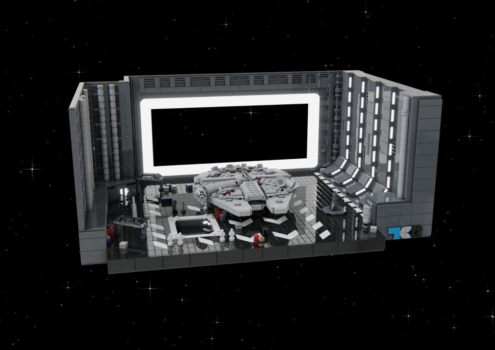 Lego Death Star Hangar Bay 327 Diorama MOC