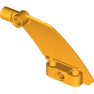 Lego Technic Panel Curved 5 x 7 Parallelogram Right / Bright Light Orange