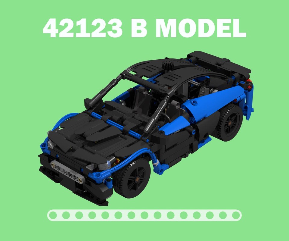 Lego 42123 B model-V6 Sport Coupe
