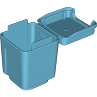 Lego Duplo Garbage Can / Bin / Medium Azure