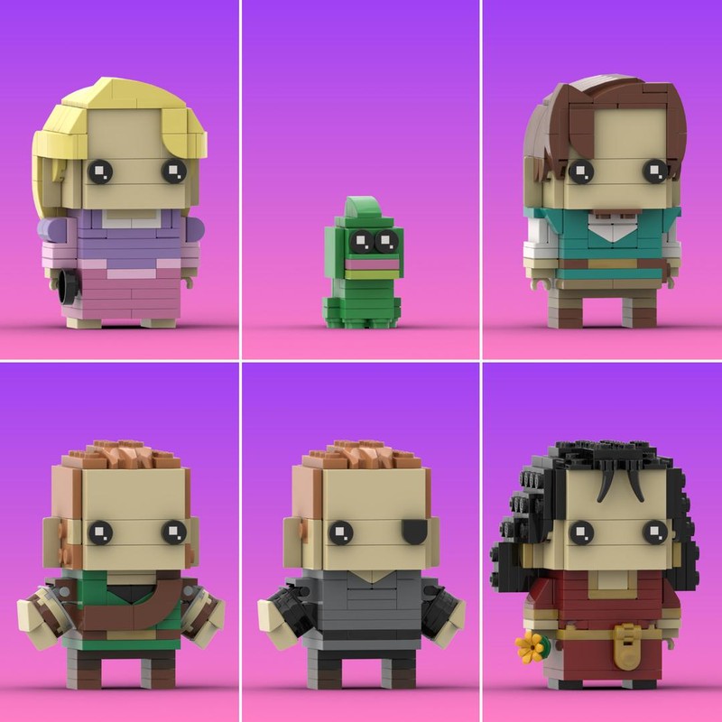 Lego "Tangled" Brickheadz Collection