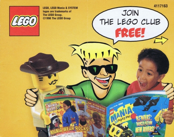 Lego 1998 Insert - LEGO Club - US (4117163)