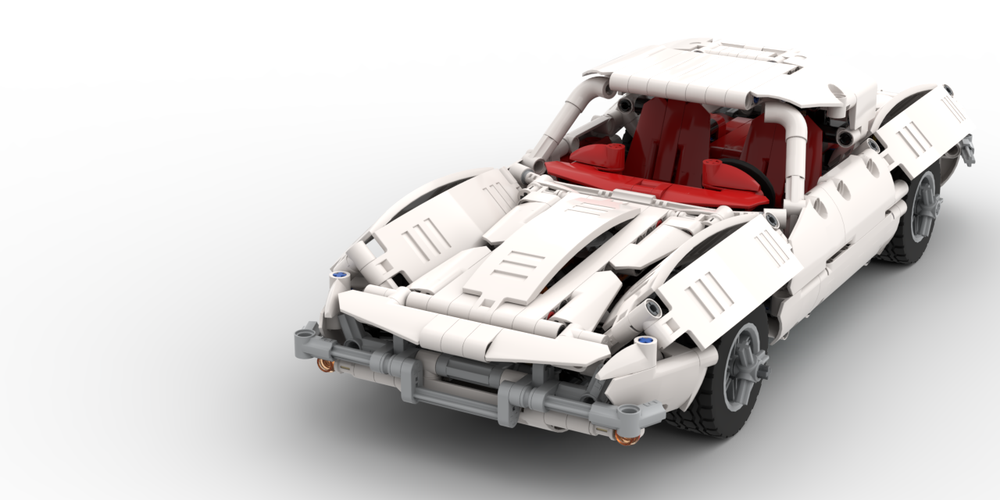 Lego Corvette C2 1963 - White