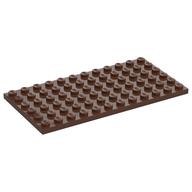 Lego Plate 6 x 12 / Brown