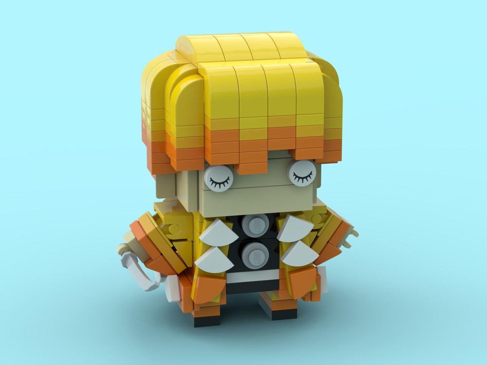 Lego Agatsuma Zenitsu 我妻善逸 Brickheadz (Demon Slayer)