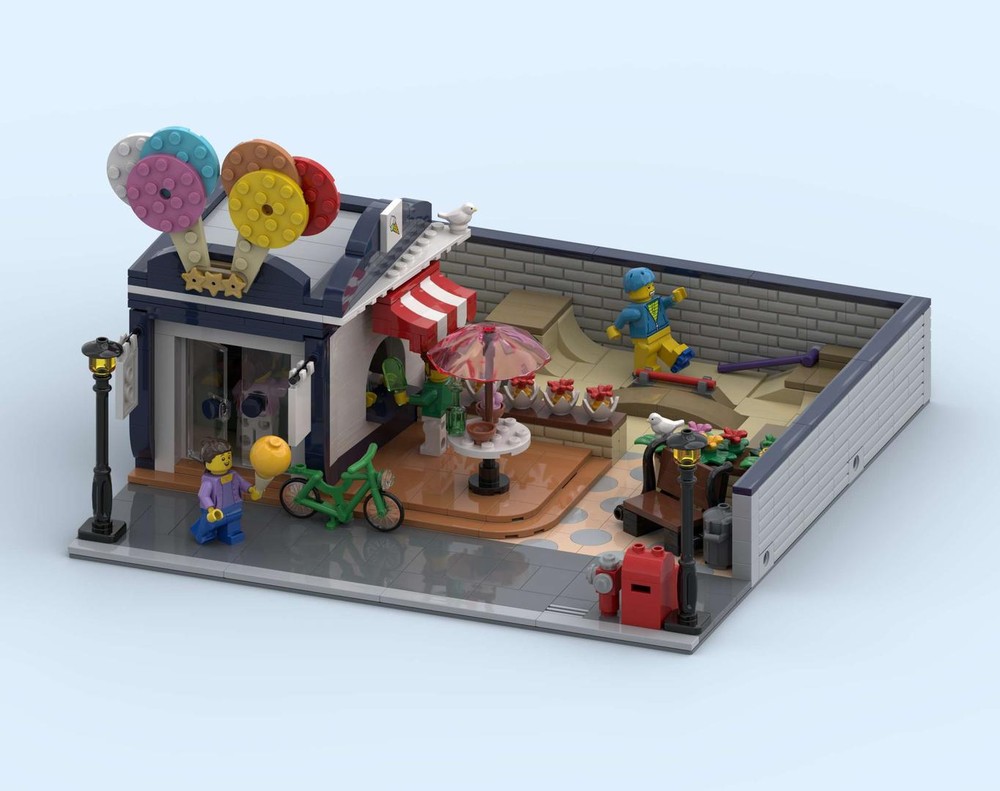 Lego Ice Saloon with Skate Park