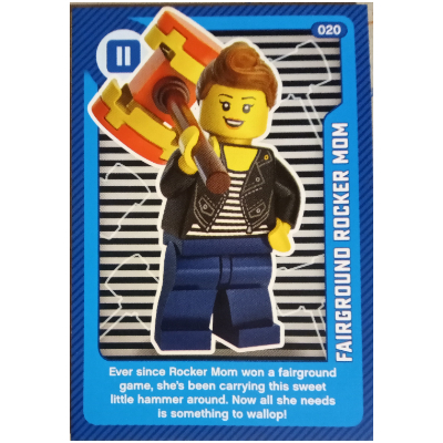Lego Trading Card, Create the World Living Amazingly - Fairground Rocker Mum / [No Color/Any Color]