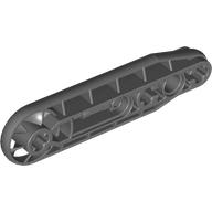 Lego Technic Beam 1 x 7 with Fan / Dark Bluish Gray