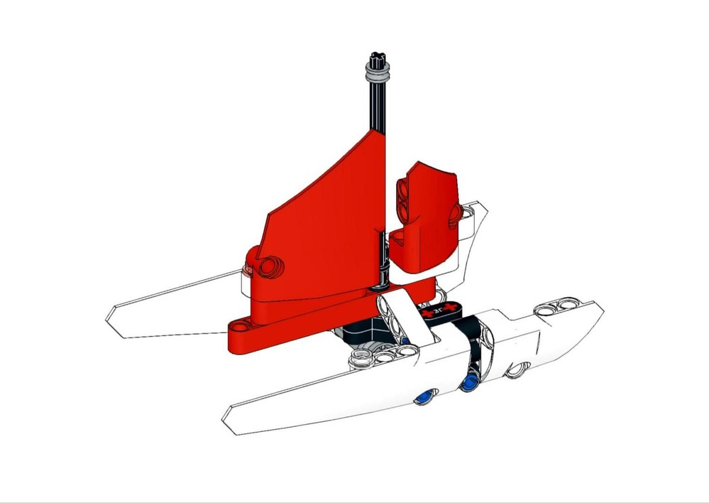 Lego Mini Catamaran