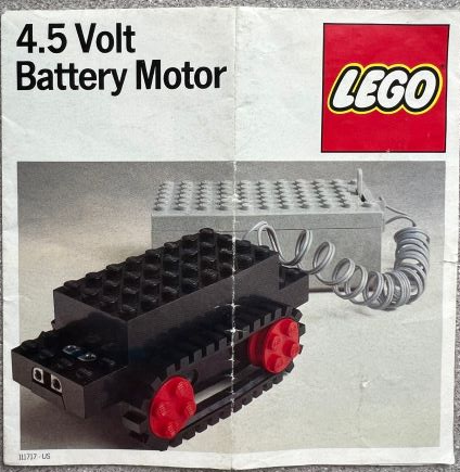 Lego 4.5 Volt Battery Motor (111717-US)