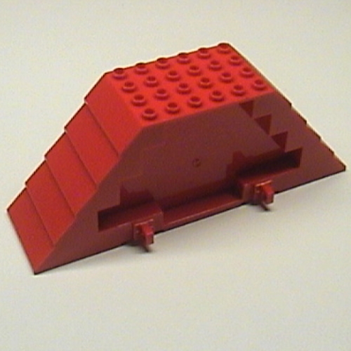 Lego Roof Piece 16 x 4 x 5 / Red