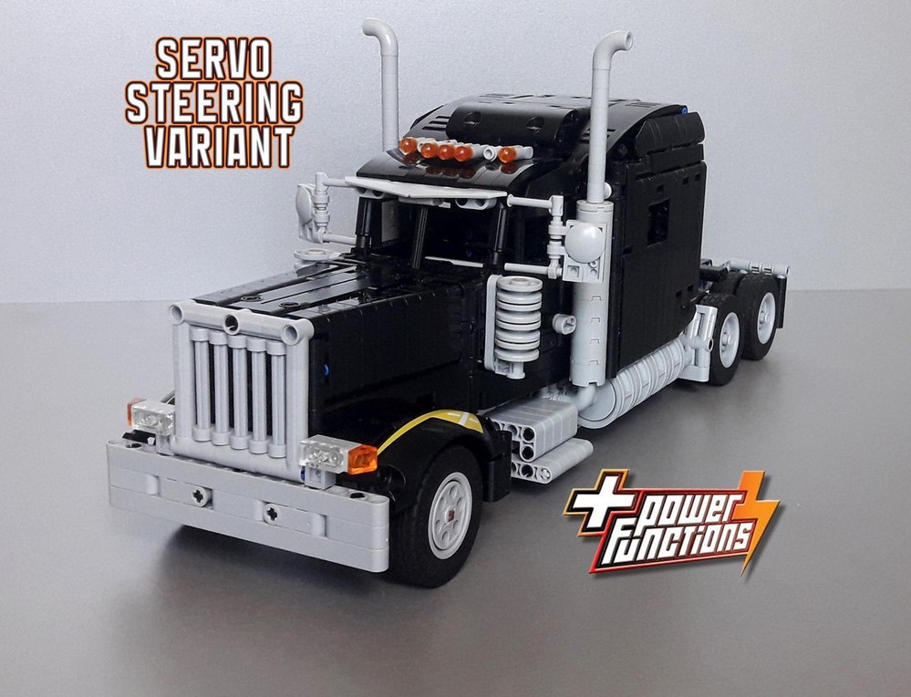 Lego Peterbilt 379 - M servo steering variant
