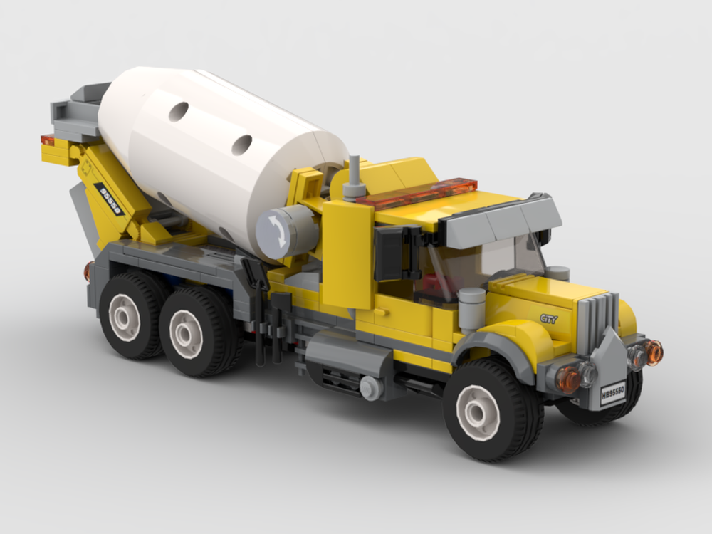 Lego Concrete Mixer Truck