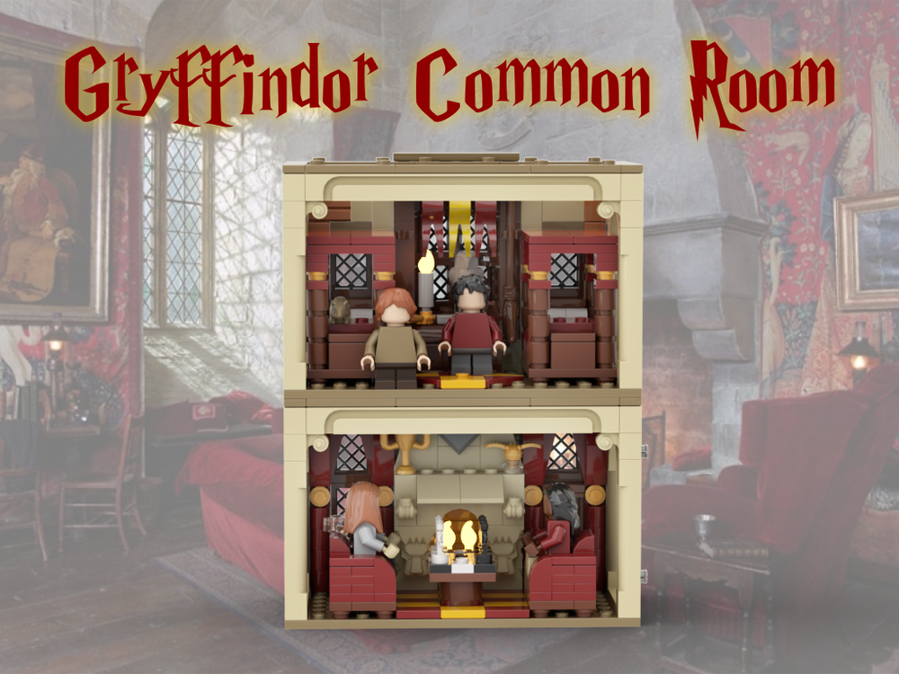 Lego Gryffind*r Common Room Set (Modular)