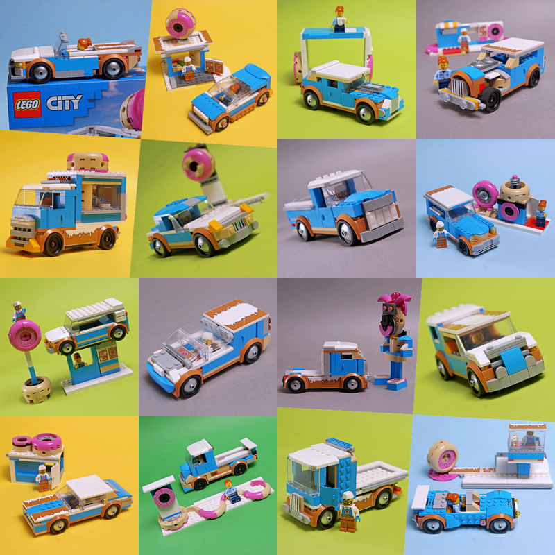 Lego 60452 16 in 1 Custom Alternate Models
