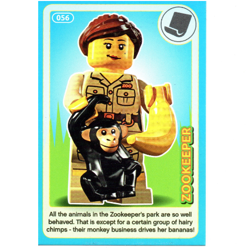 Lego Trading Card, Create the World Incredible Inventions - Zookeeper / [No Color/Any Color]