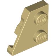 Lego Wedge Plate 2 x 2 Left / Tan