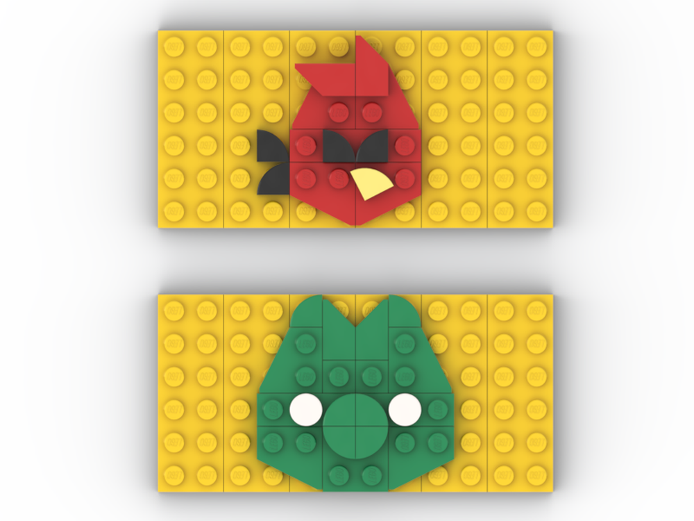 Lego Red and Pig