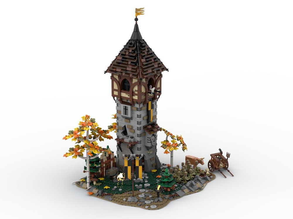 Lego The Crows Nest - Medieval Message Tower