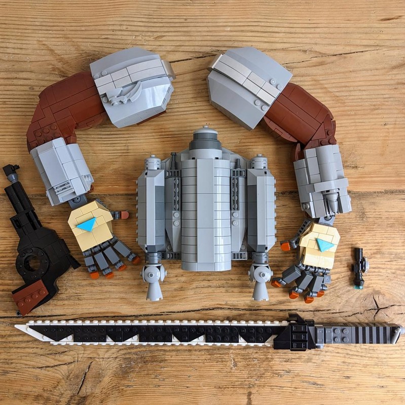 Lego Mandalorian Bust Accessories