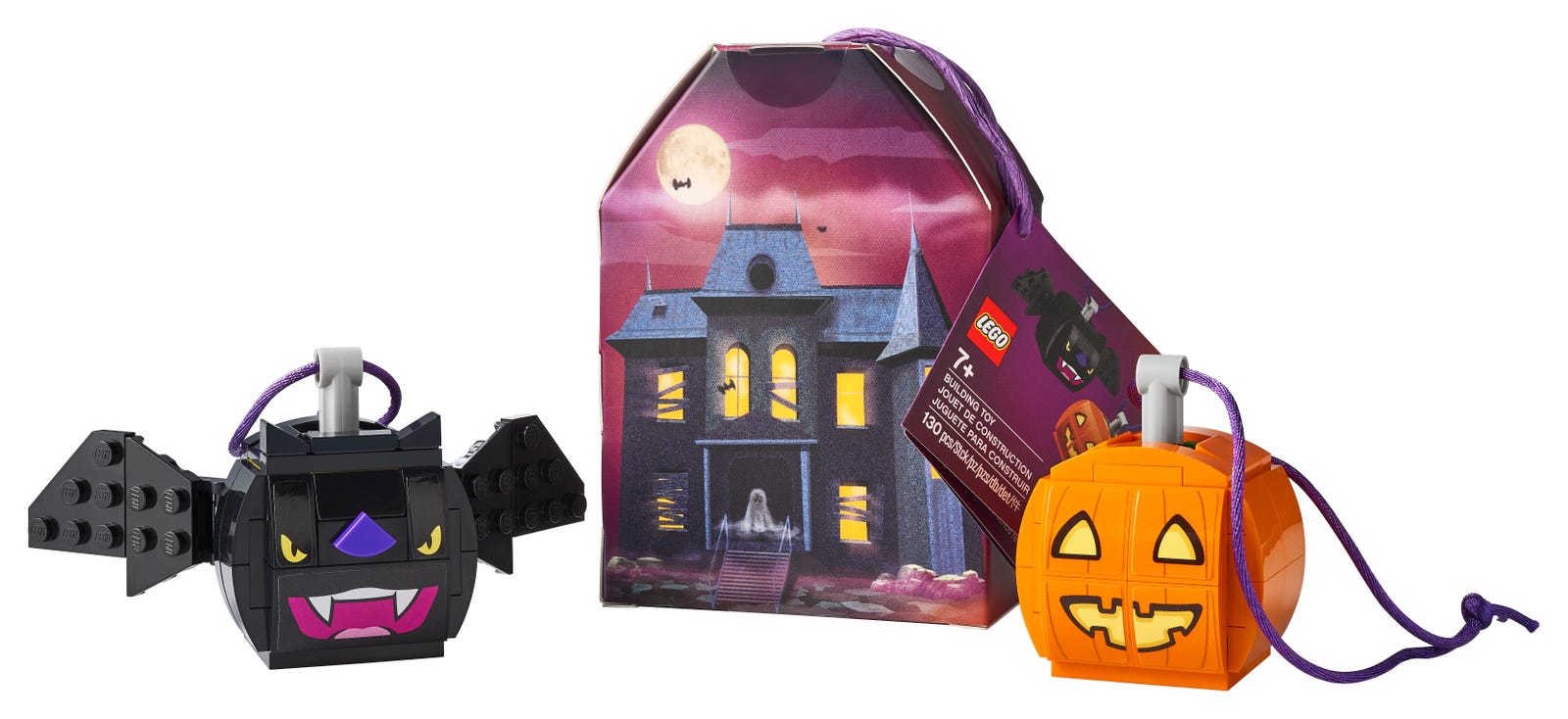 Lego Pumpkin & Bat Duo