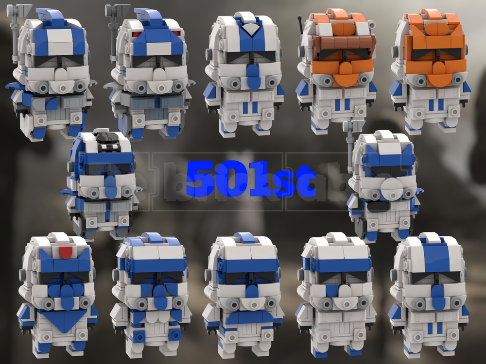 Lego 501st Legion Brickheadz BUNDLE