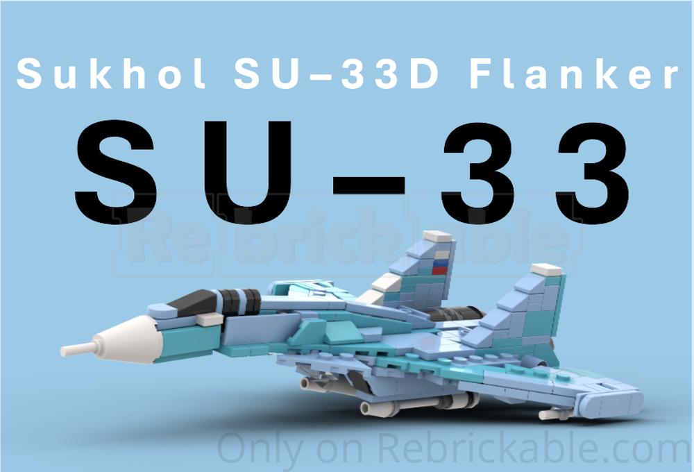 Lego Sukhoi | Su-33D Flanker