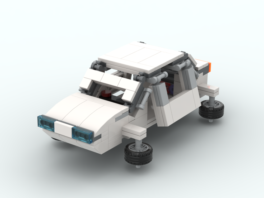 Lego Futuristic flying car prototype.
