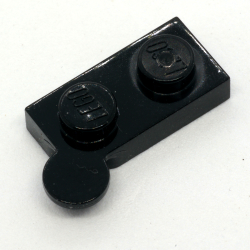 Lego Hinge Plate 1 x 4 Swivel Top [Hollow Pin] / Black