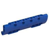 Lego Technic Panel Curved 11 x 3 with 10 Pin Holes through Panel Surface / Blue
