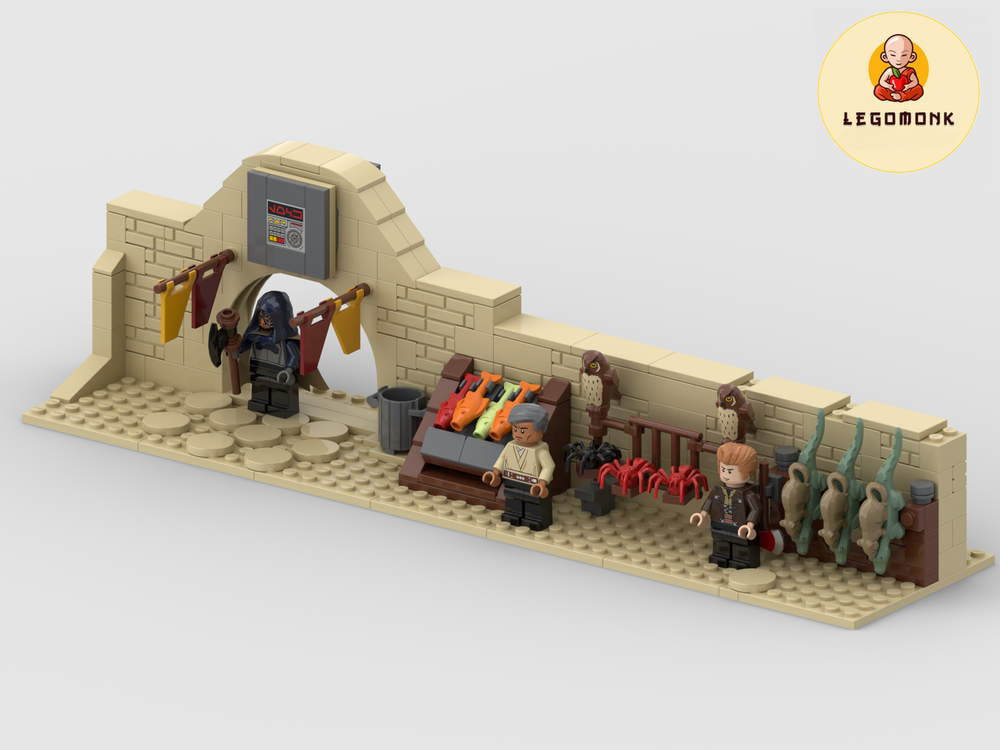Lego Scenario of Tatooine - Market Part04