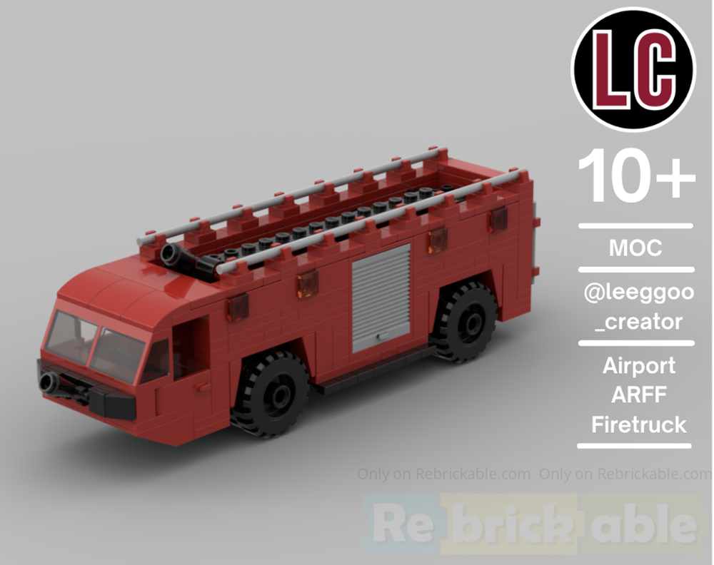 Lego Airport ARFF Fire Truck