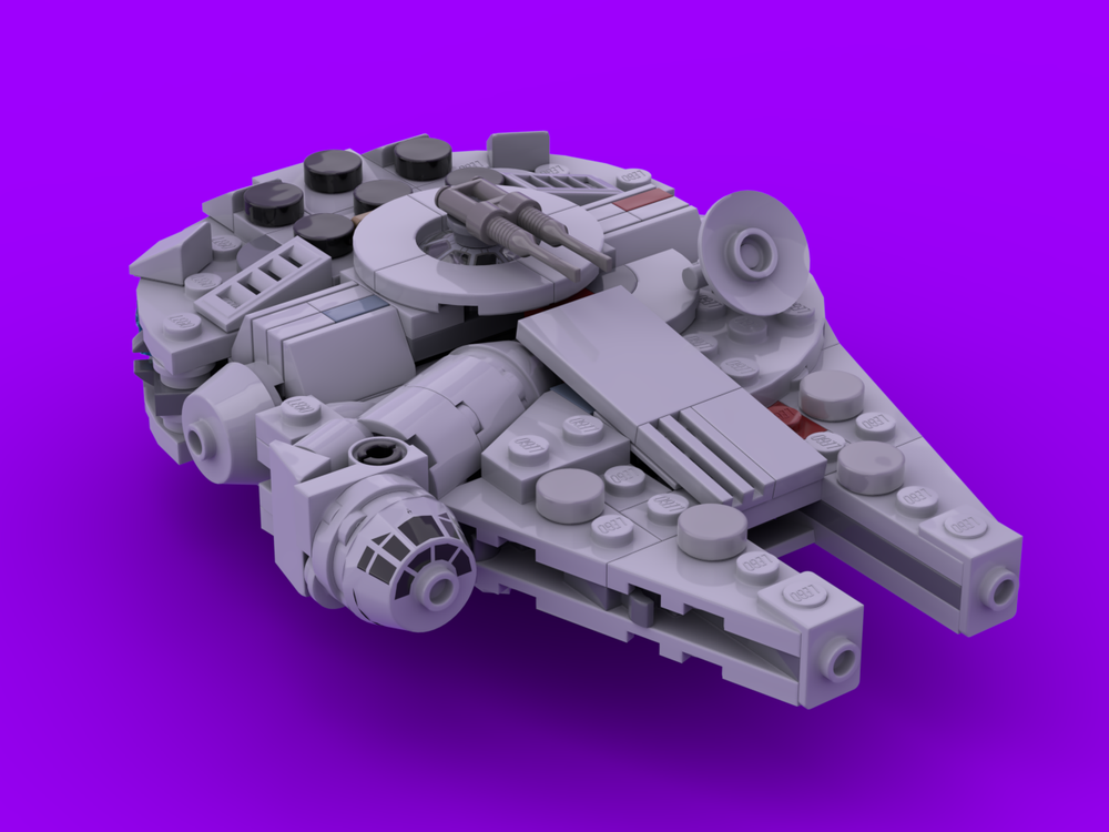 Lego Millennium-Falcon Micro with Display Stand