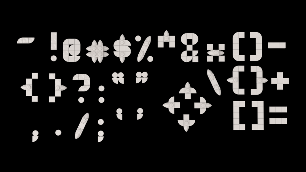 Lego Symbols (supplement to Letters and Numbers)