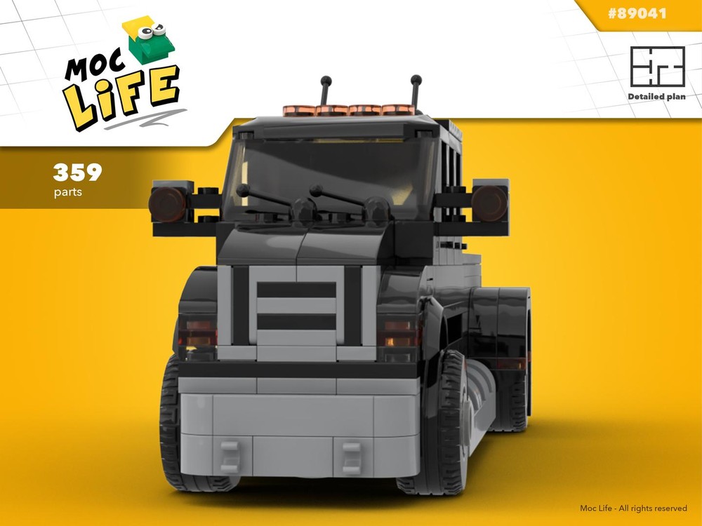 Lego Ford F-650 6 doors cab custom dually