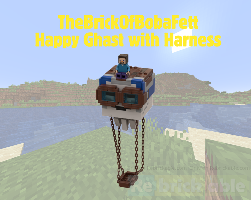 Lego Happy Ghast with Harness