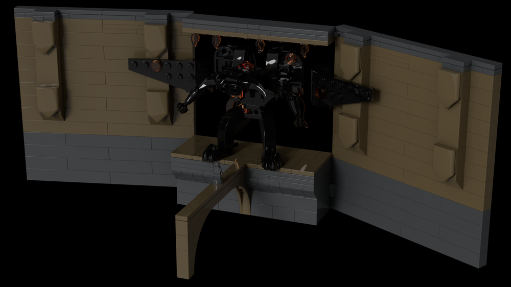 Lego Balrog Book Nook