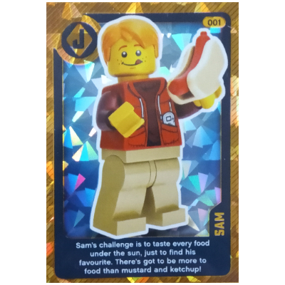 Lego Trading Card, Create the World Living Amazingly - Sam (Foil) / [No Color/Any Color]