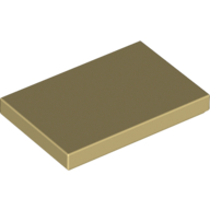 Lego Tile 2 x 3 / Tan