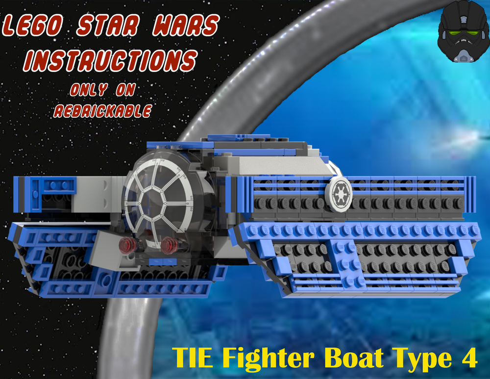 Lego TIE Boat, Type 4 (Classic-style)
