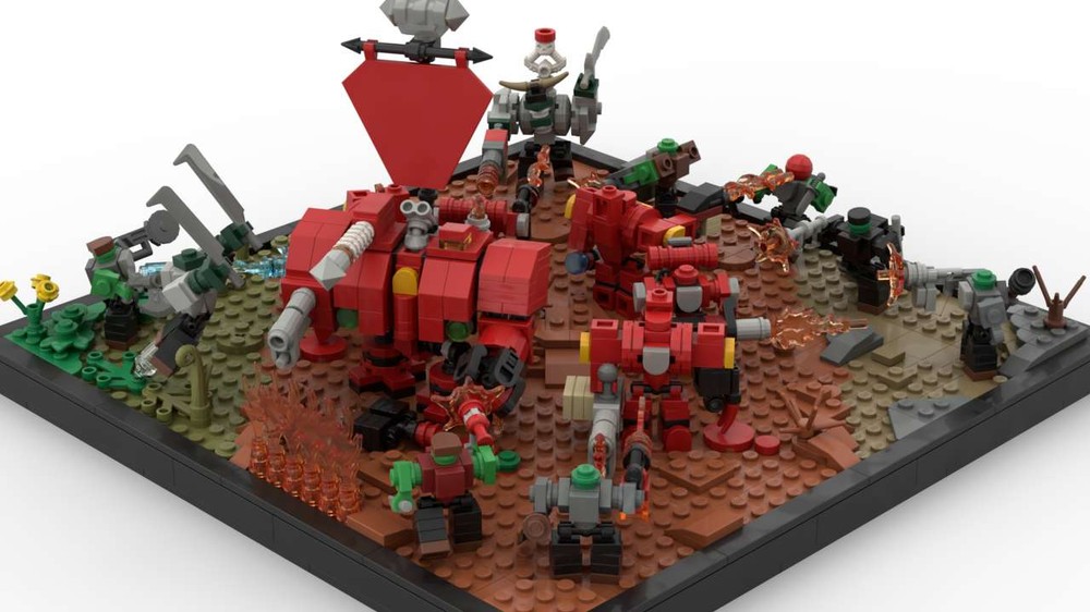 Lego Warhammer 40k diorama