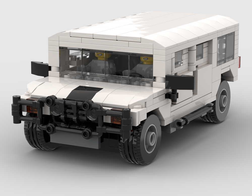 Lego White Hummer H1