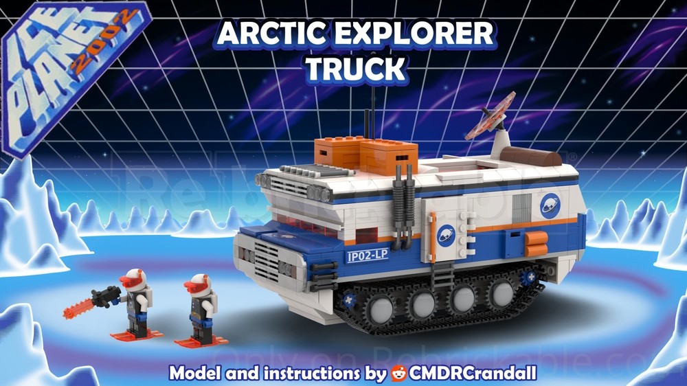 Lego Arctic Explorer Truck Ice Planet 2002