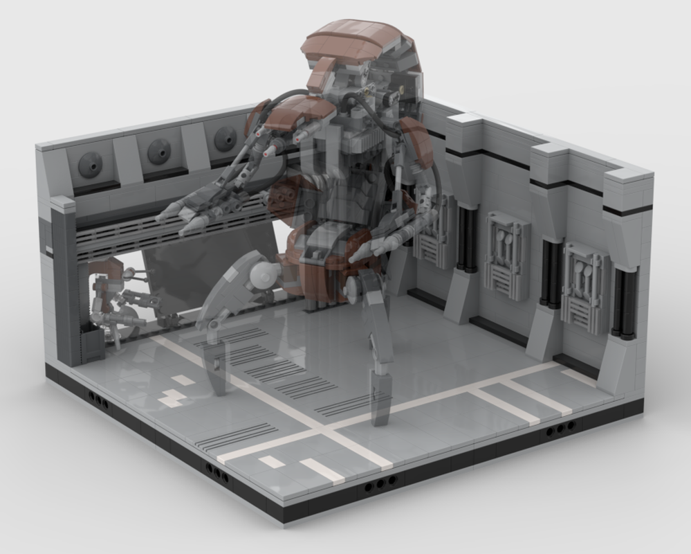 Lego Display for set 75381 - Droideka