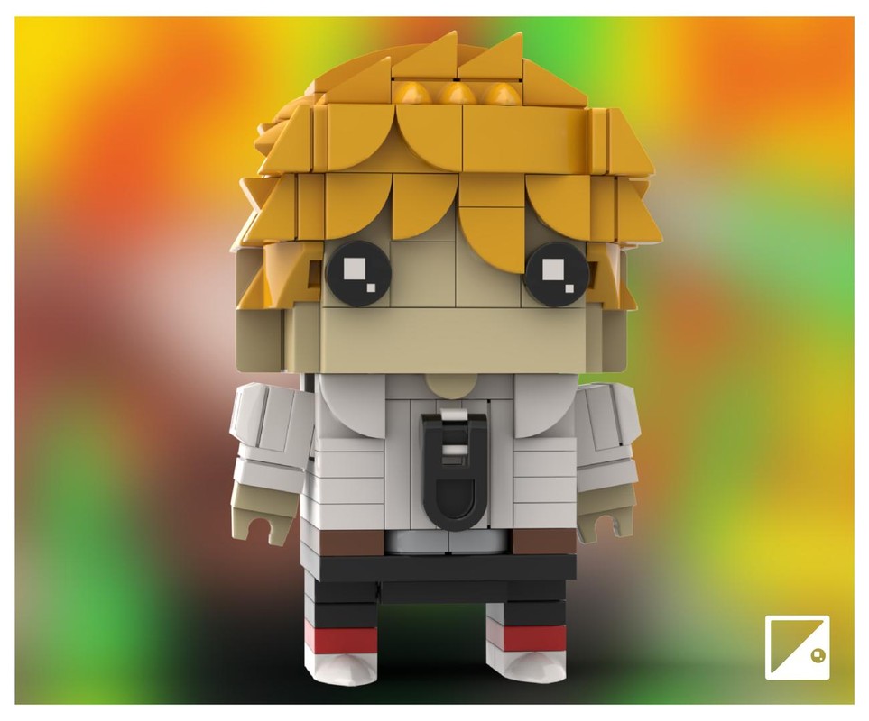 Lego Chainsaw Man LEGO Brickheadz MOC ~ Denji