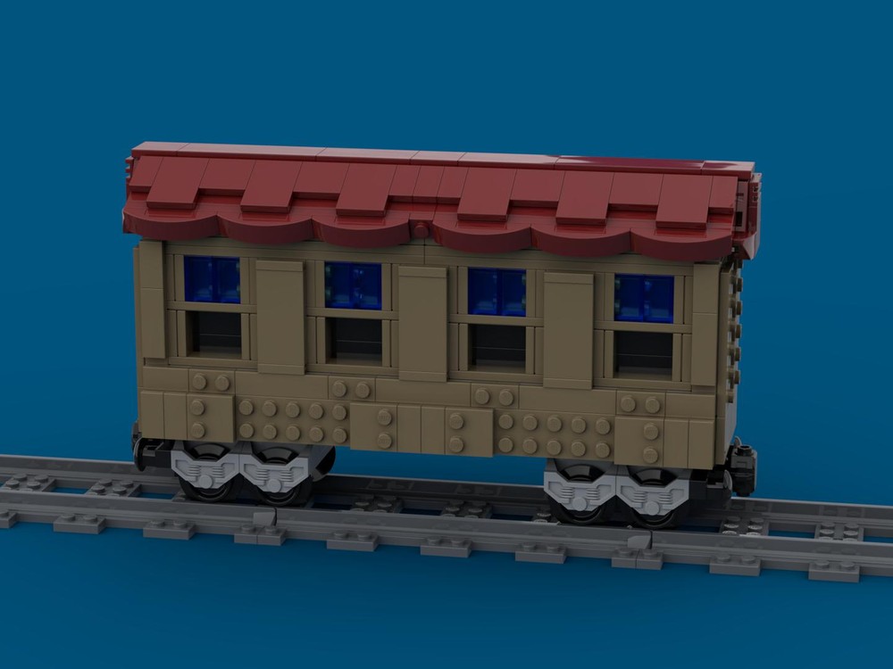 Lego Cuphead- Phantom Express Passenger Train car