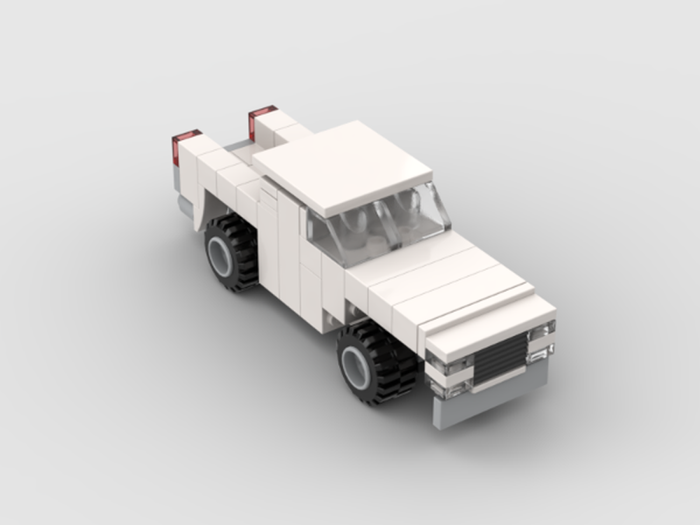 Lego chevy silverado (built sideways!)