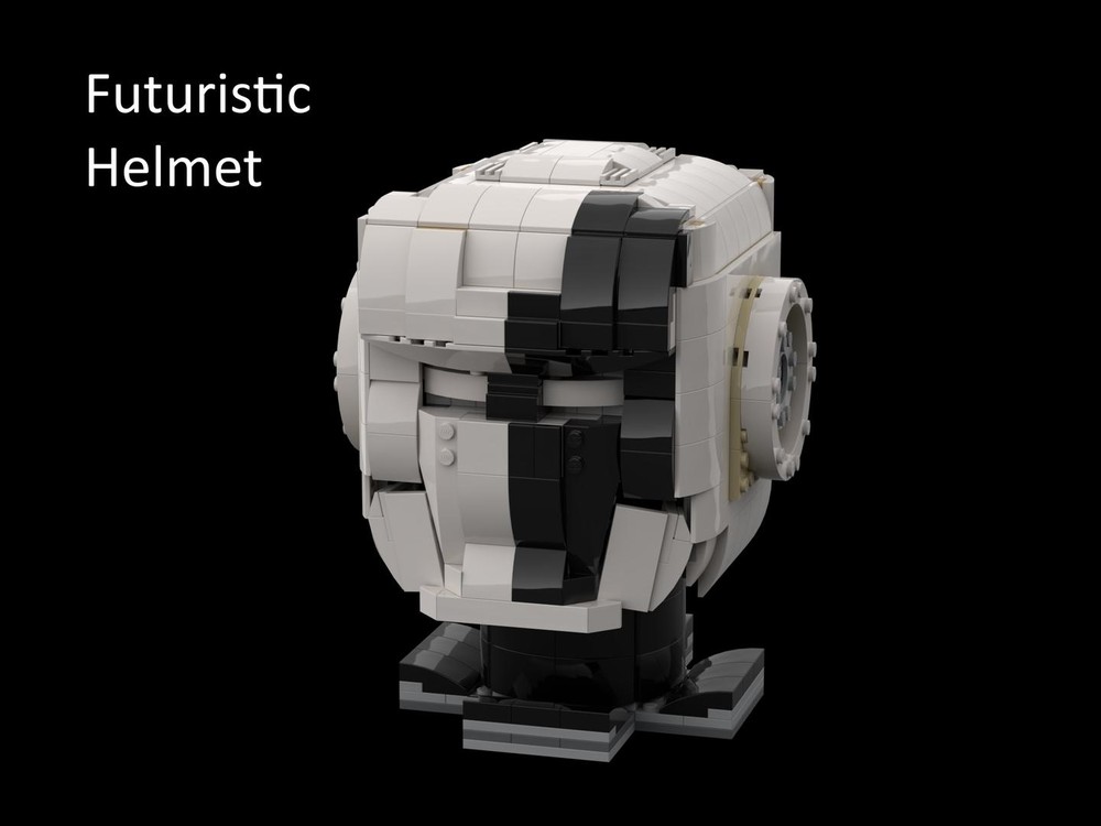 Lego Futuristic Helmet - 21309/92176 NASA Apollo Saturn V Alternative Build